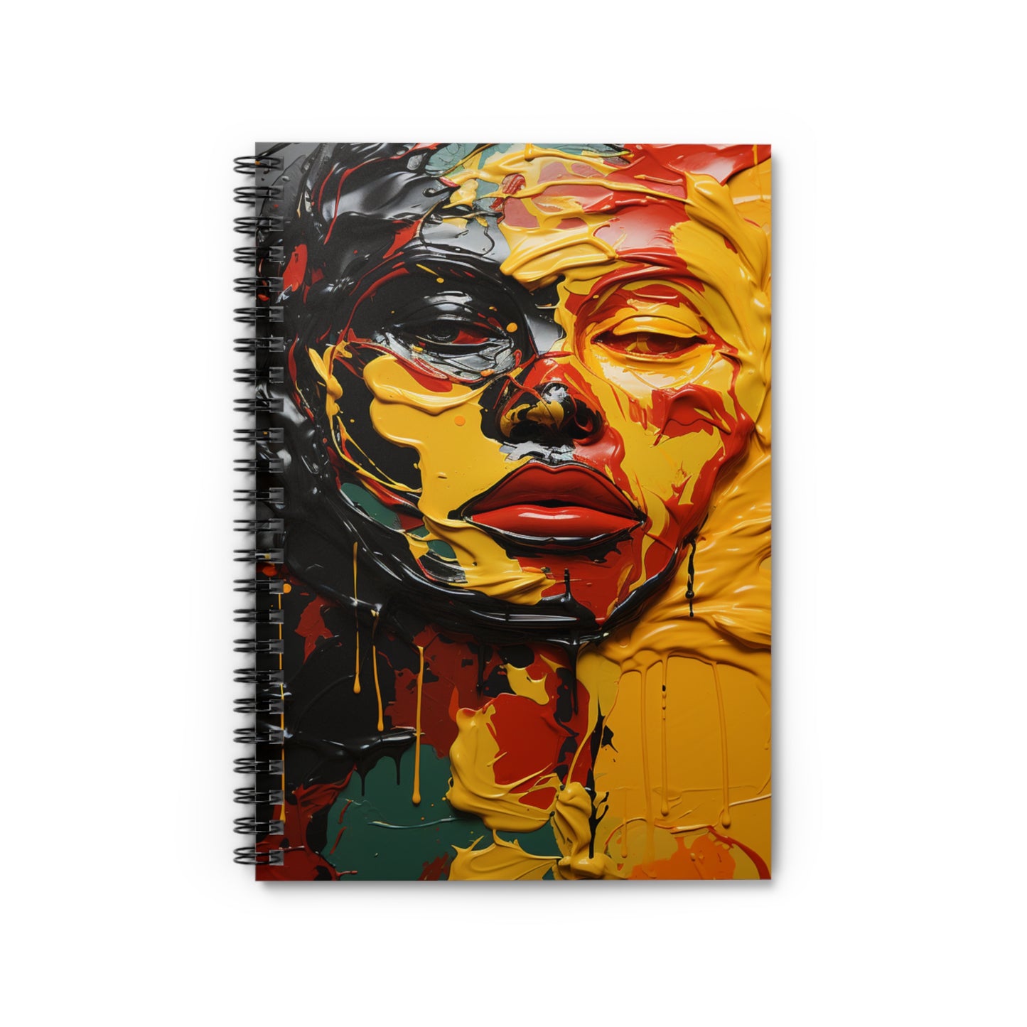 Spiral Notebook - Ruled Line - Mother Africa Design