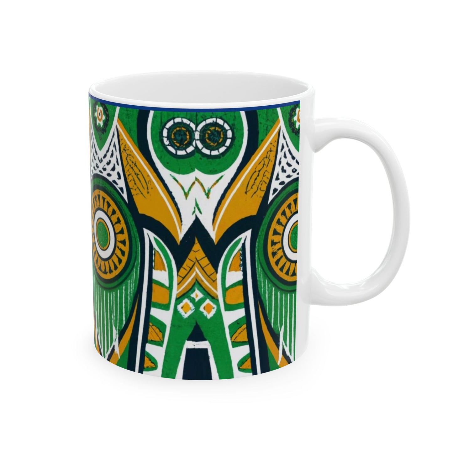 Ceramic Mug 11oz - Sankofa Dreamscape Design