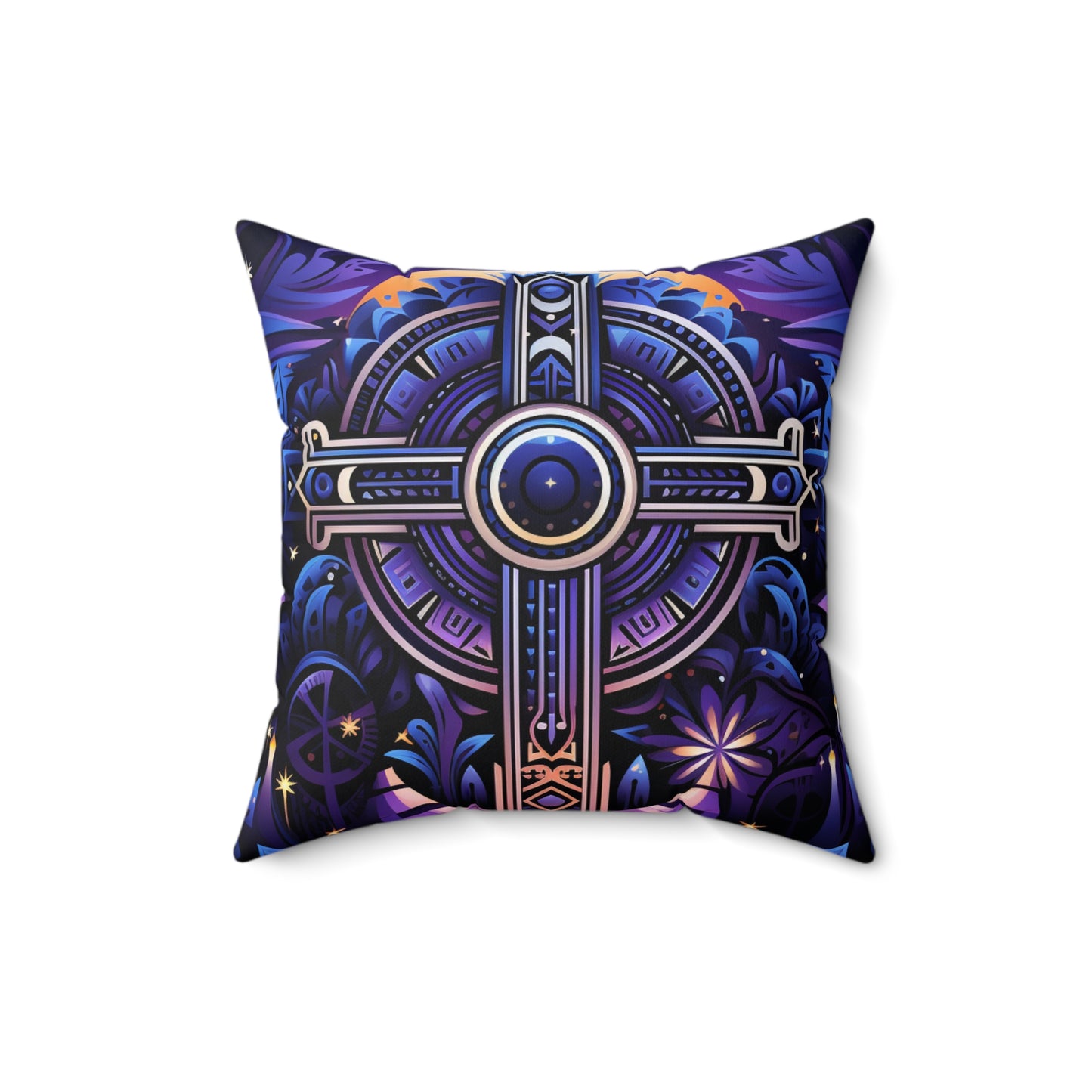 Spun Polyester Square Pillow - Redeemed Design