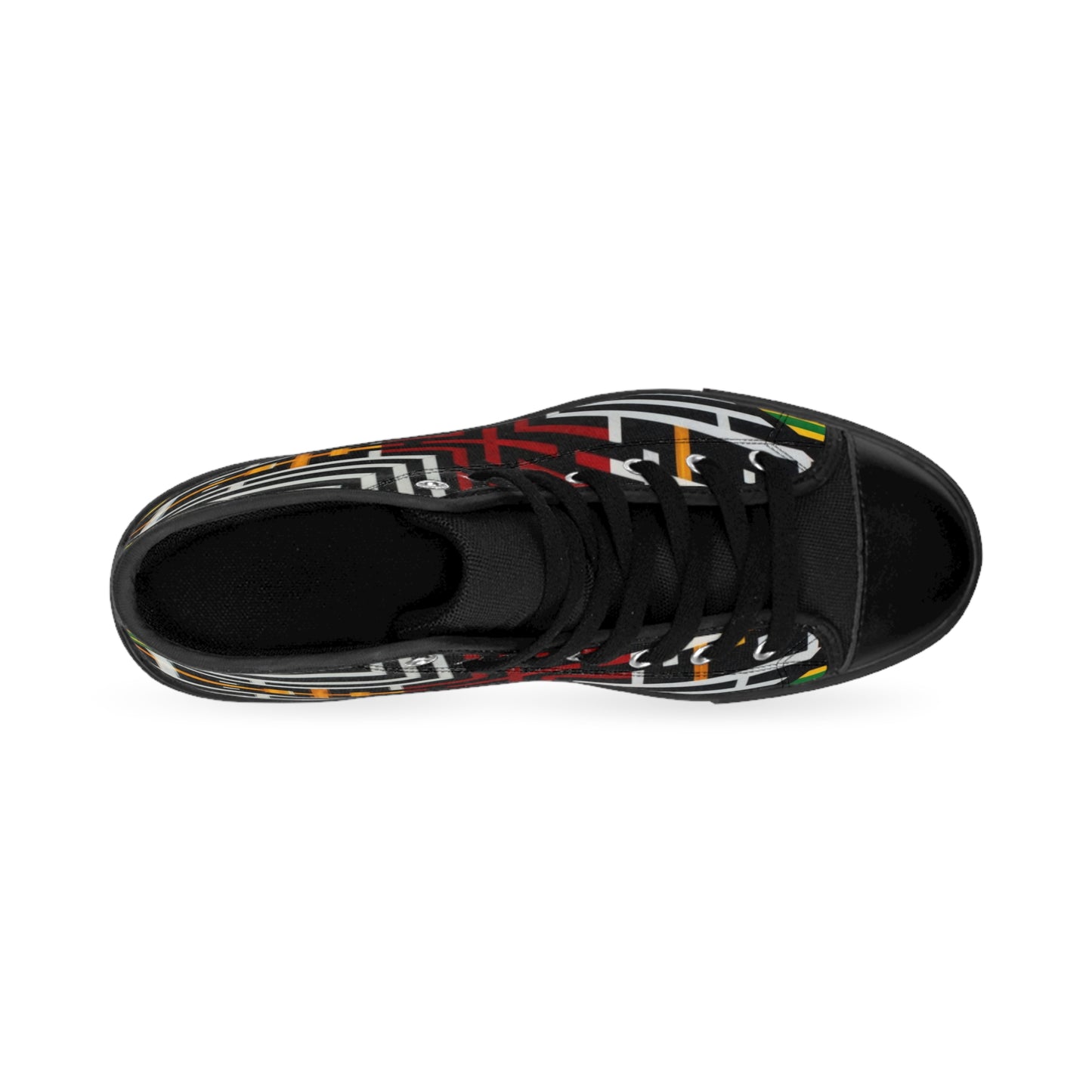 Men's Classic Sneakers - Kente Unity Design