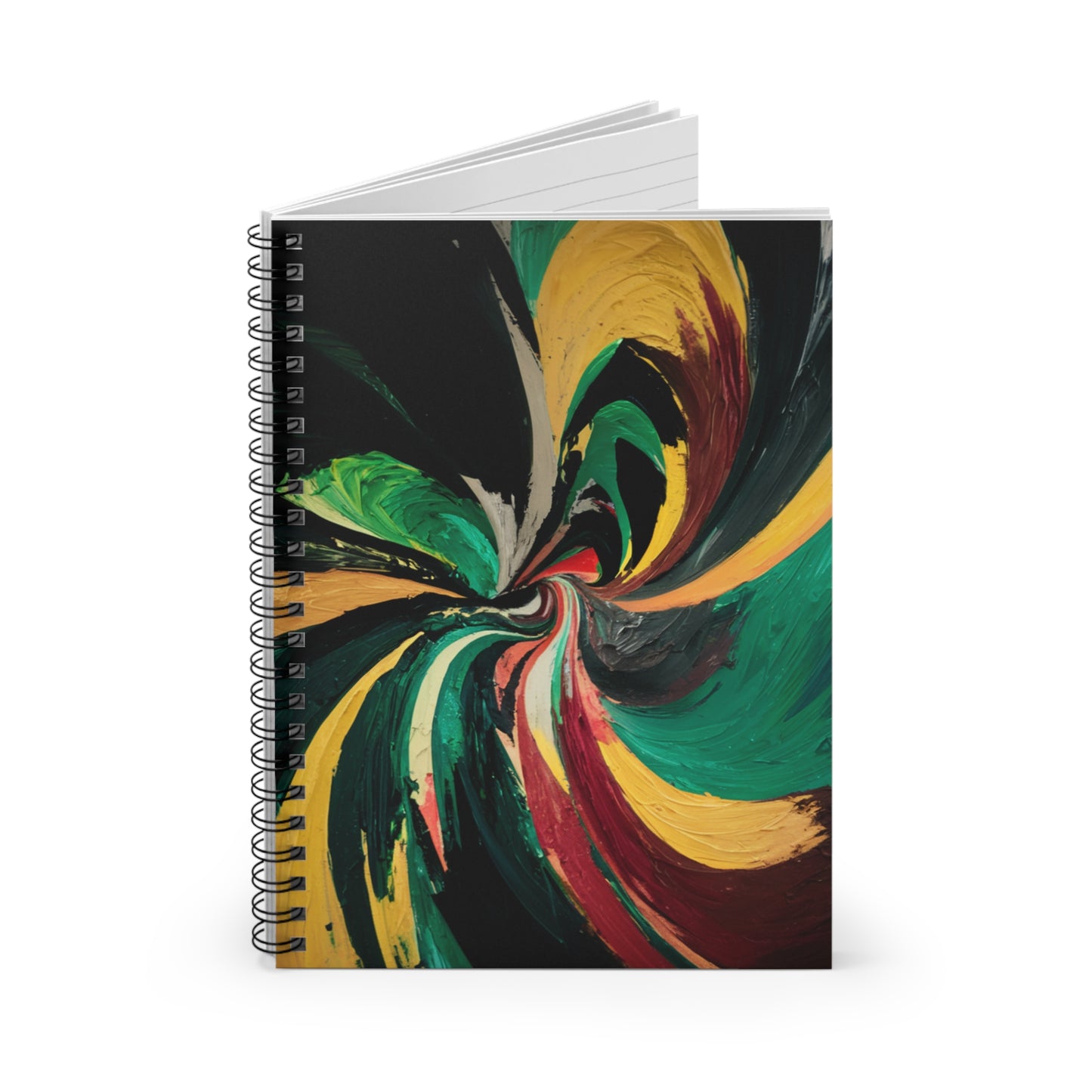 Spiral Notebook - Ruled Line - Abstract Design