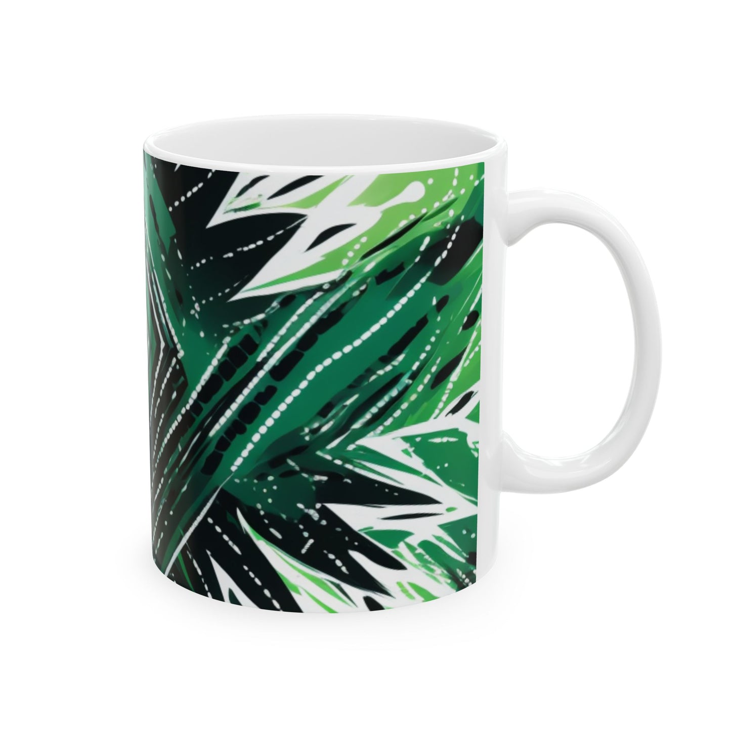 Ceramic Mug 11oz - Naija Tye Dye Design