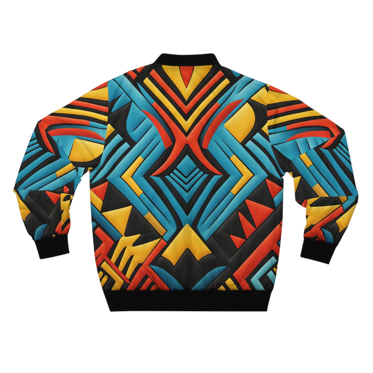 Men's Bomber Jacket - Eternal Flame Design