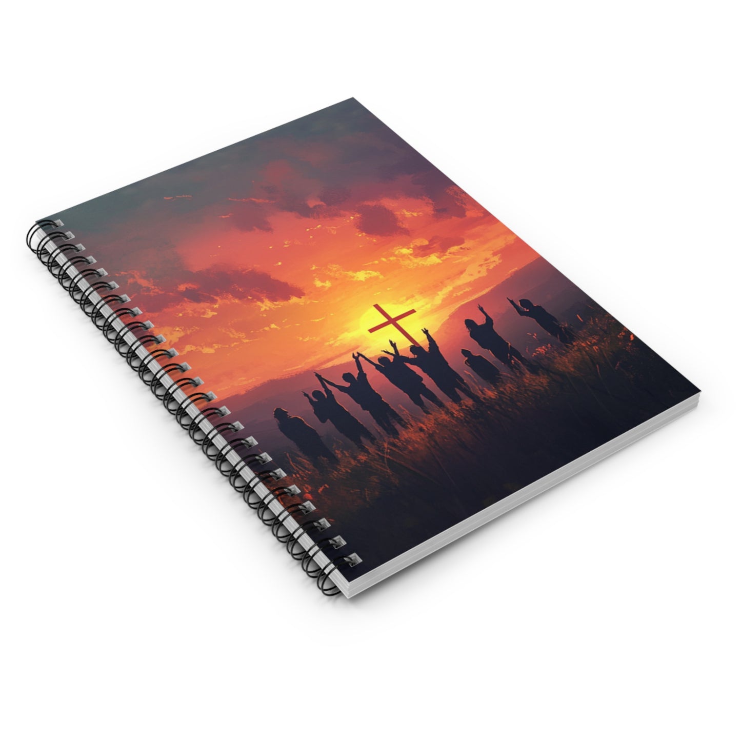 Spiral Notebook - Ruled Line - Grace Design