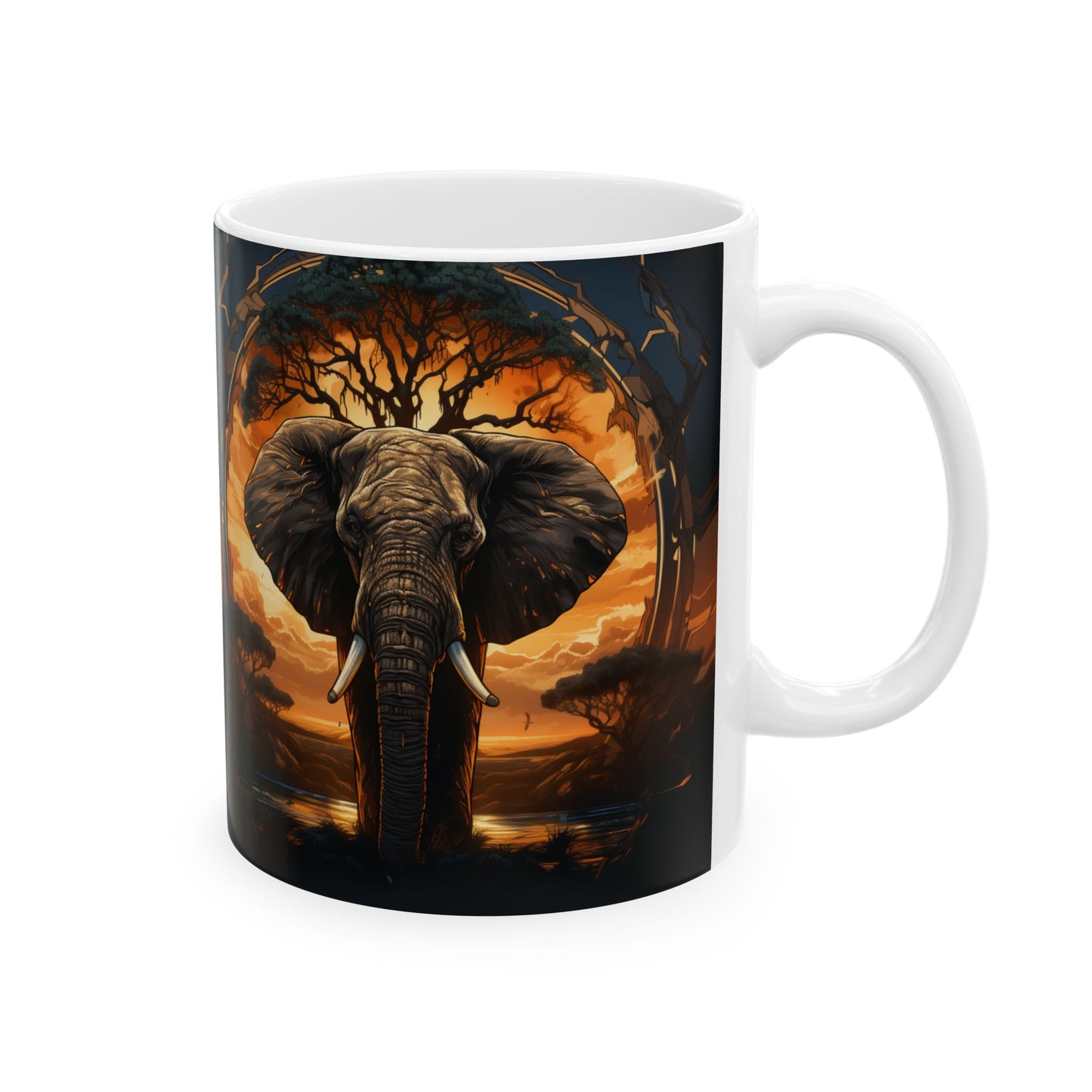 Ceramic Mug 11oz - Queen Mother Design