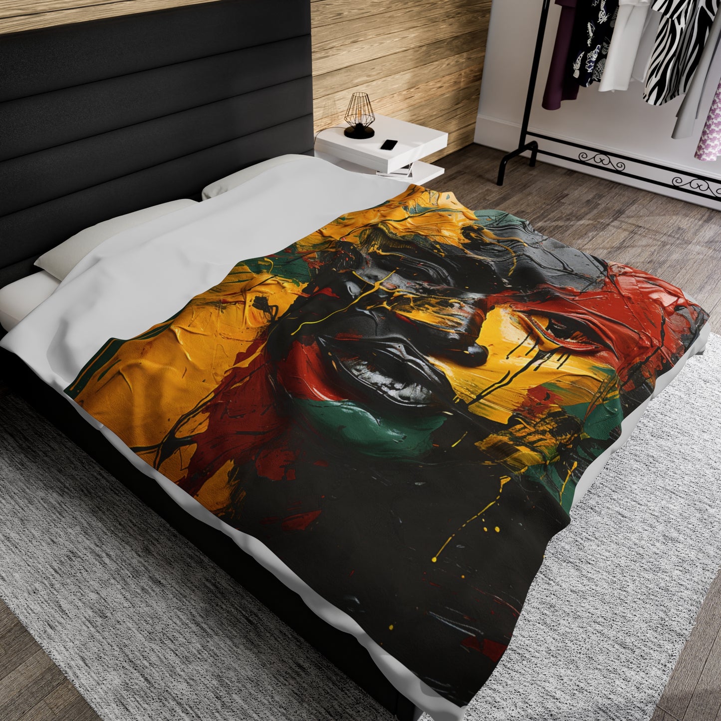 Velveteen Plush Blanket - Resilient Beauty Design