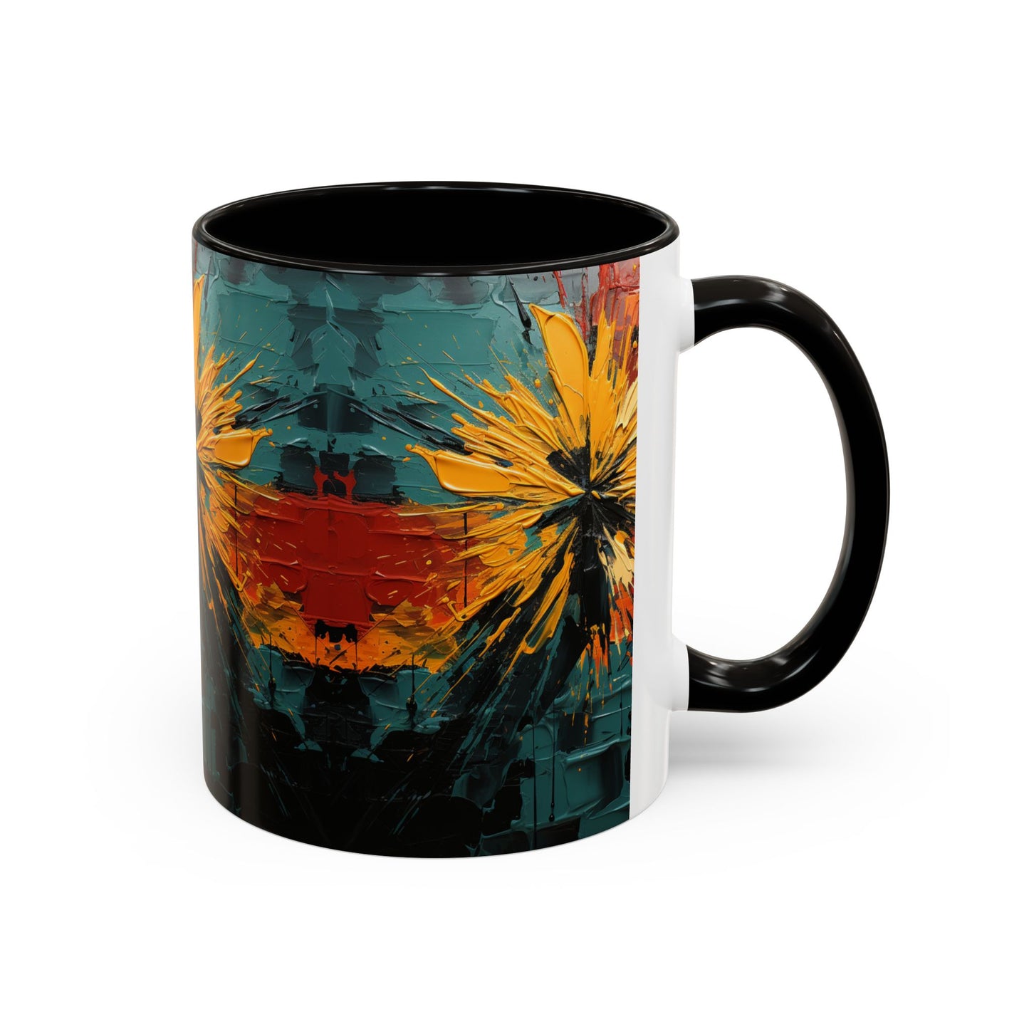 Colorful Mugs, 11oz - Afro Splash Design