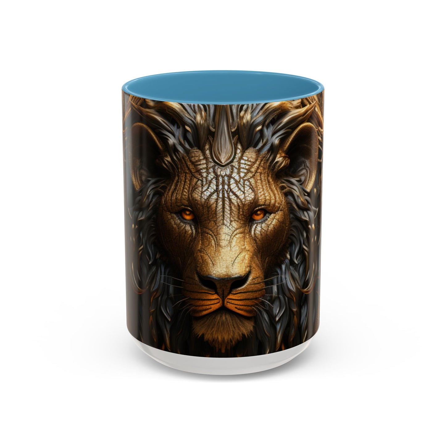 Accent Coffee Mug, 11oz - Lion of Majesty Design