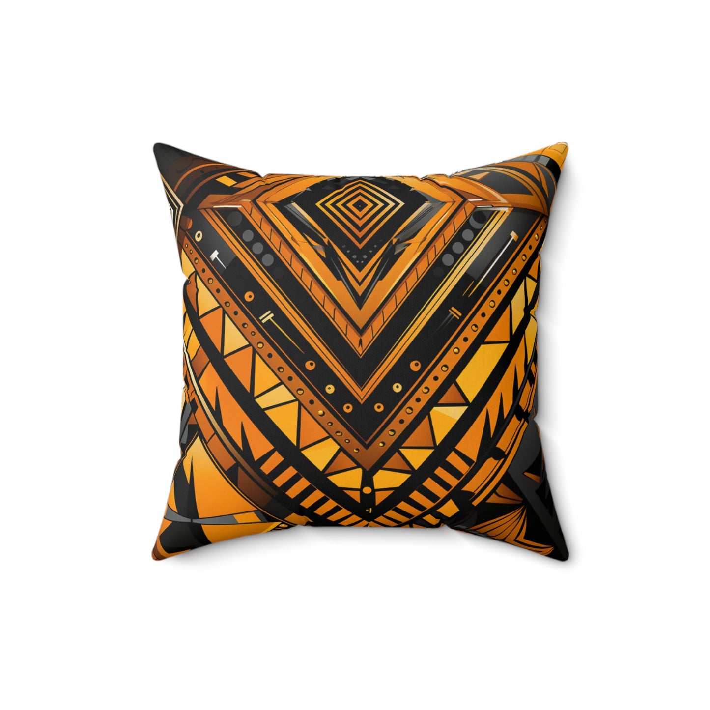 Spun Polyester Square Pillow - Luz, Design - Angola