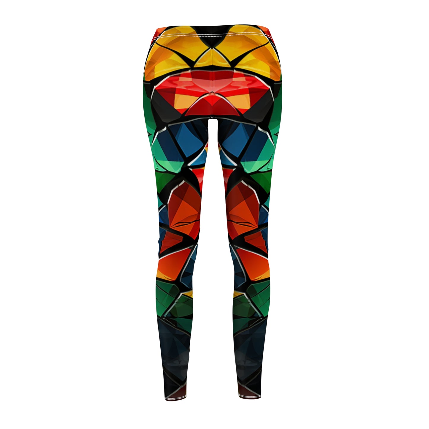 Women's Cut & Sew Casual Leggings - Roots of Faith Design