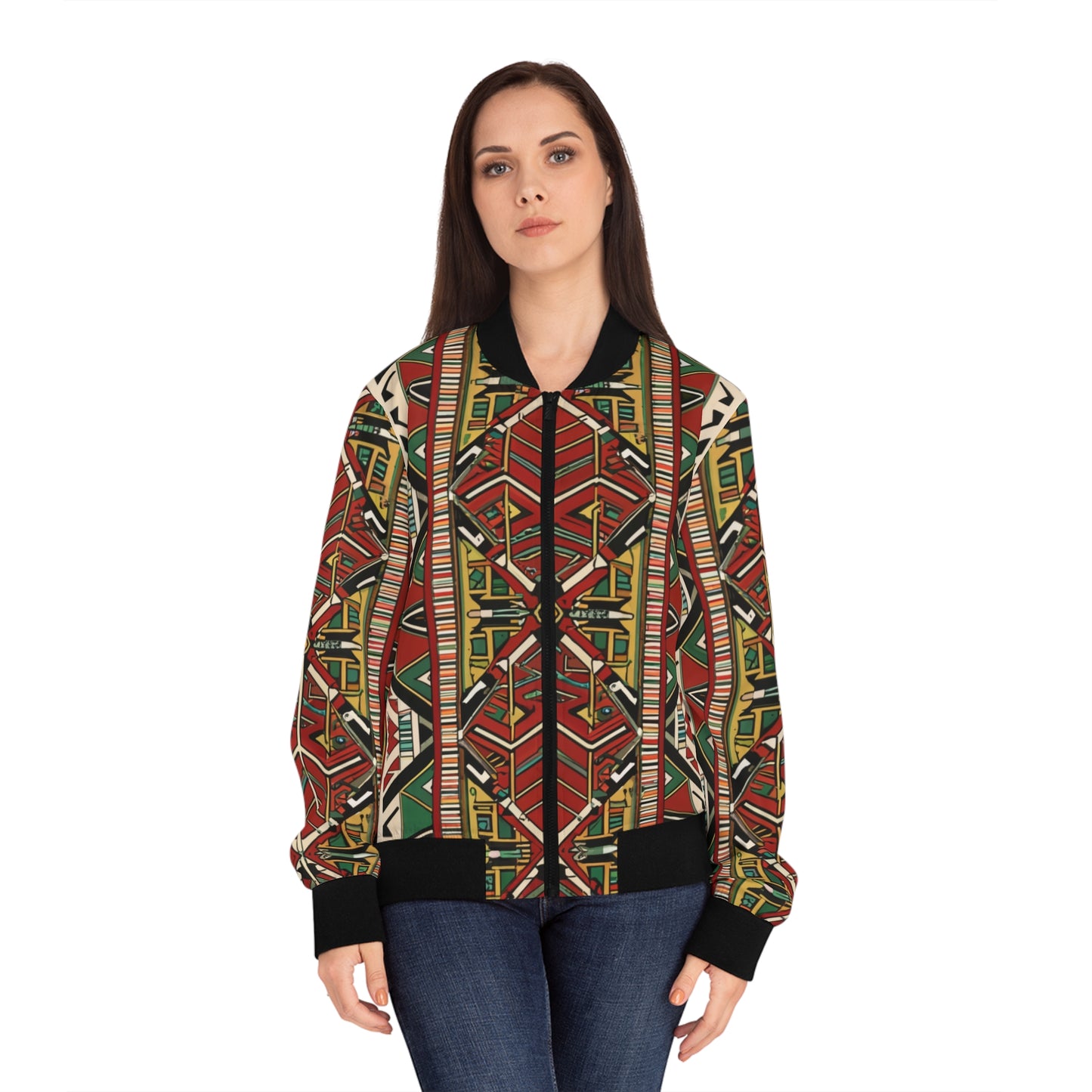 Women's Bomber Jacket - Guiding Path Design
