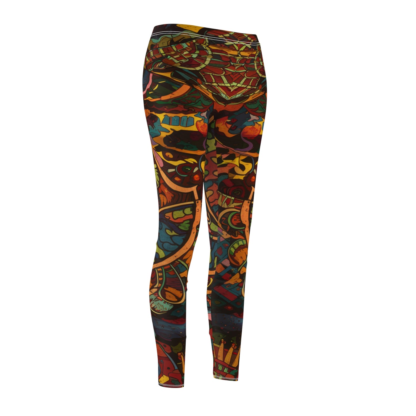 Women's Cut & Sew Casual Leggings - Radiance of Faith Design