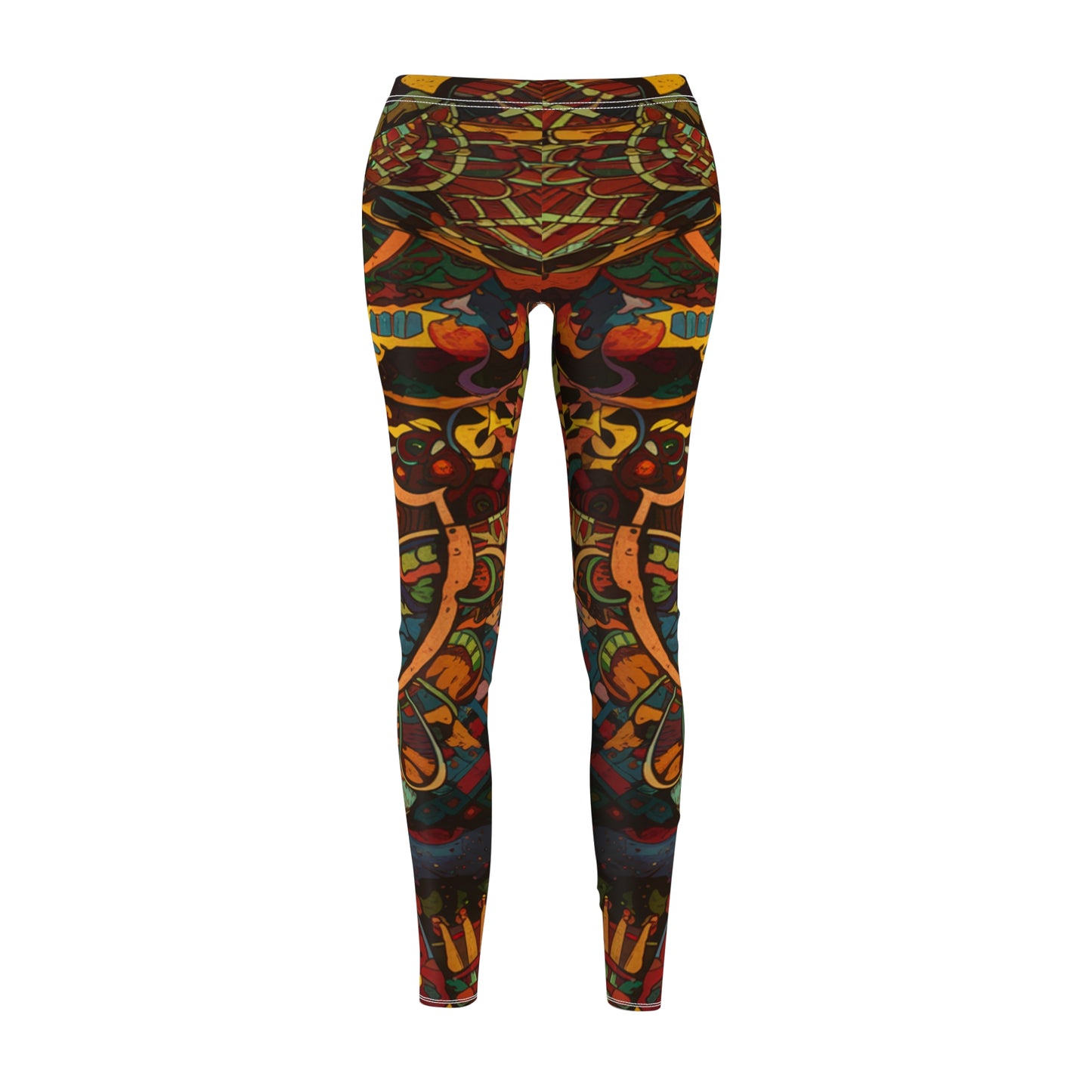 Women's Cut & Sew Casual Leggings - Radiance of Faith Design
