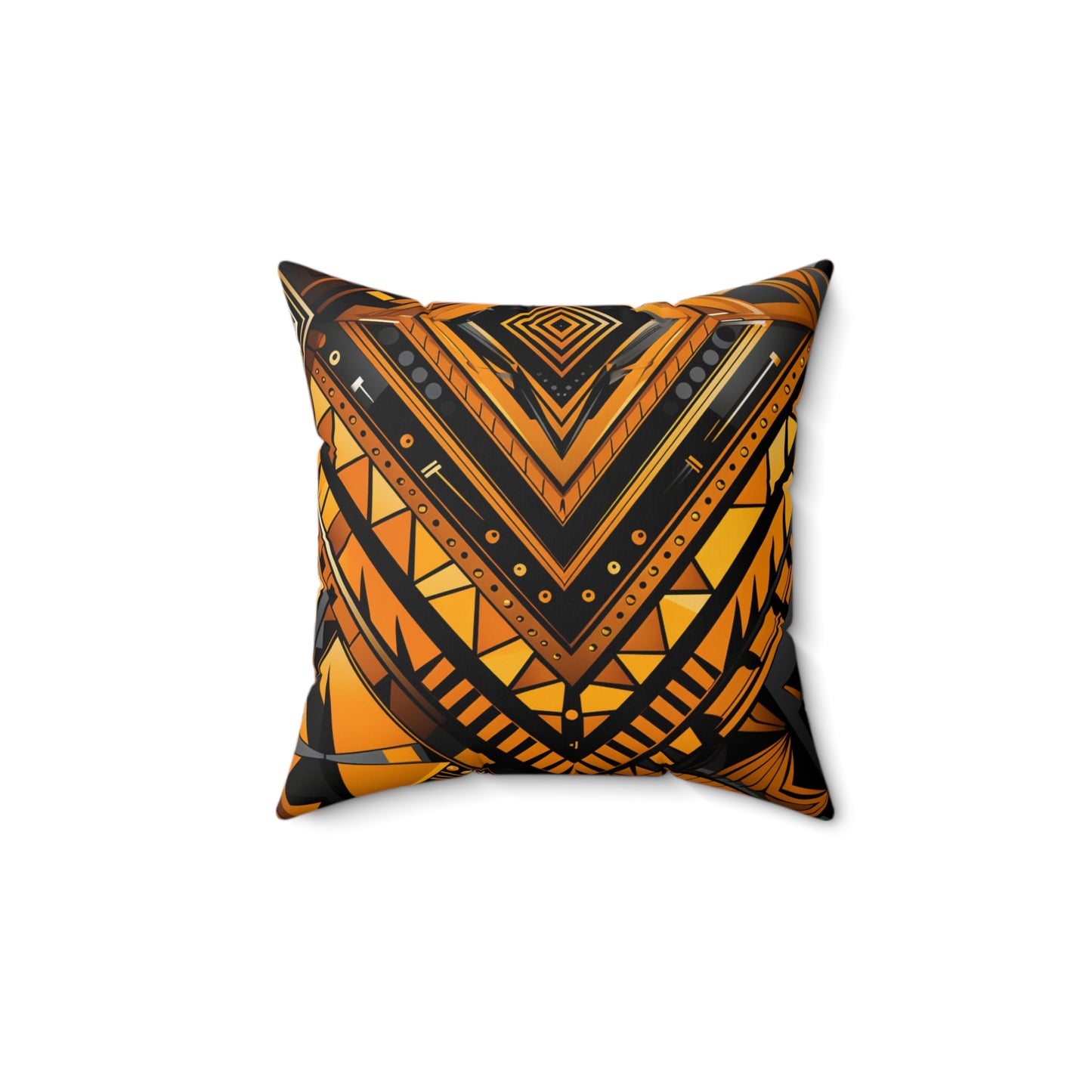Spun Polyester Square Pillow - Luz, Design - Angola