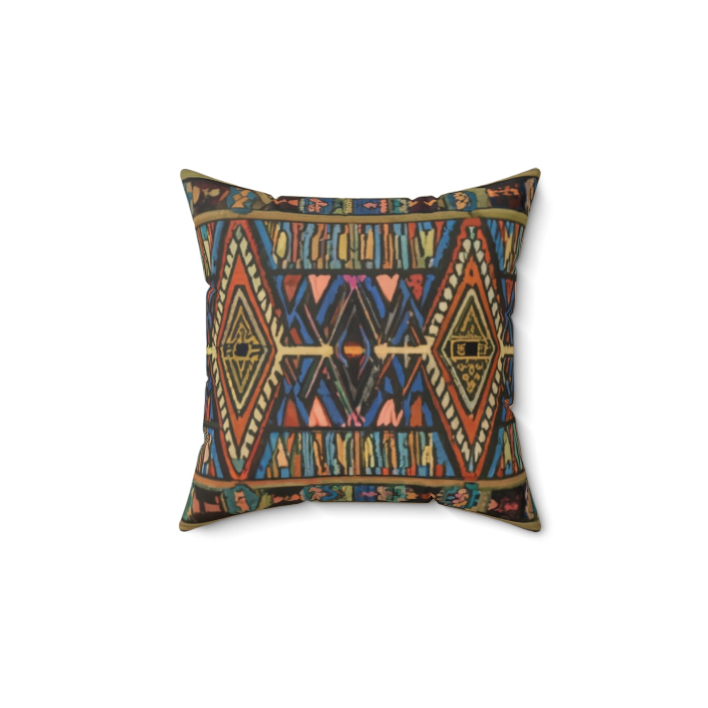 Spun Polyester Square Pillow - Radiance of Creation Design
