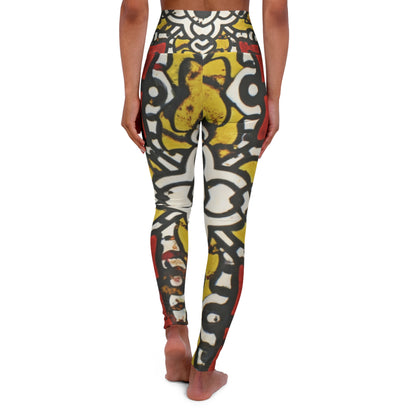 High Waisted Leggings - Eternal Glow Design