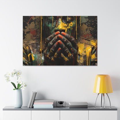 Canvas Gallery Wraps - Praying Warrior Design