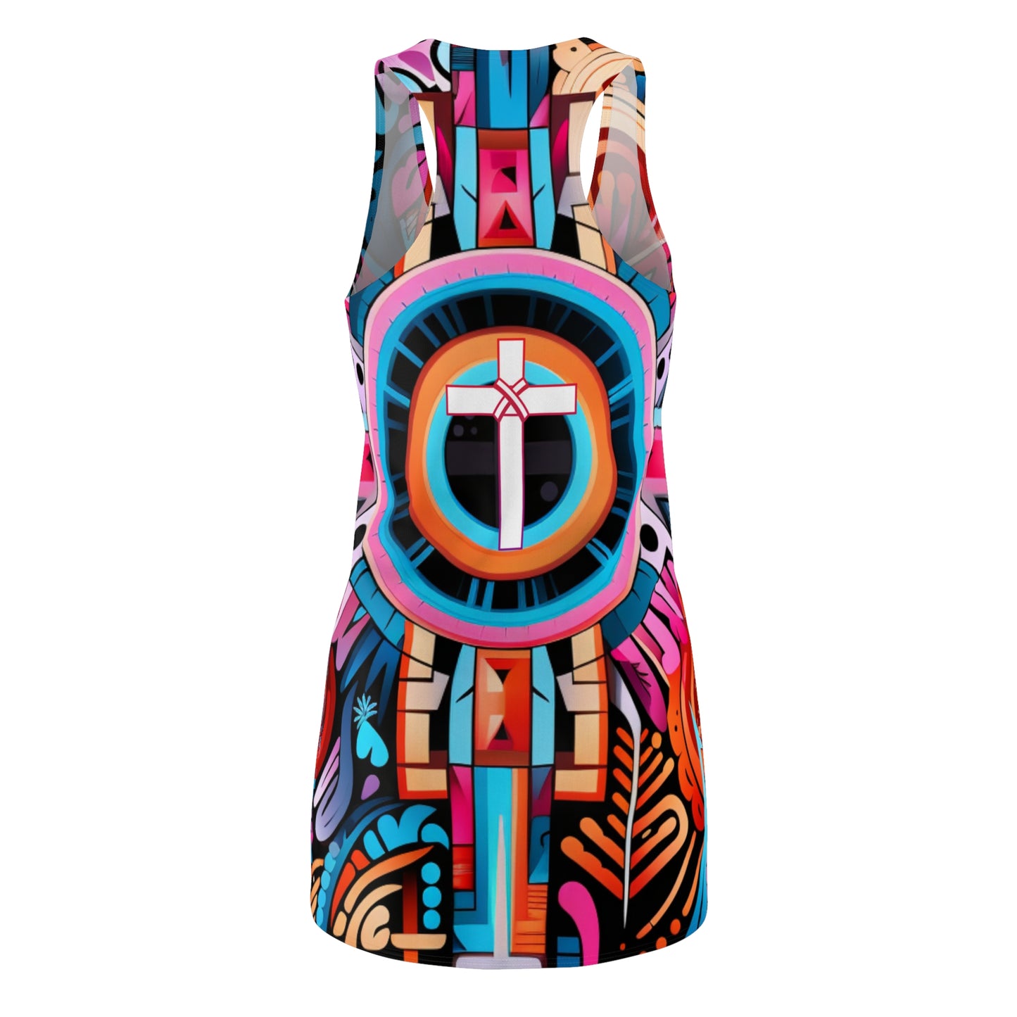 Women's Cut & Sew Racerback Dress (AOP) - Sema Neema Design