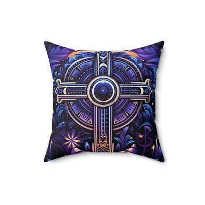 Spun Polyester Square Pillow - Redeemed Design