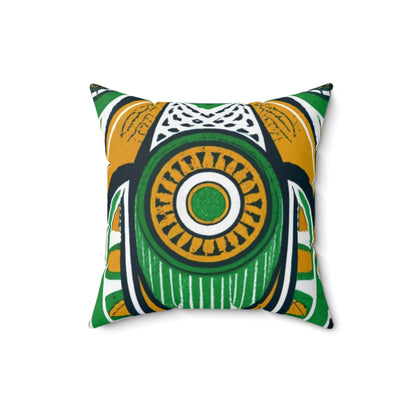 Spun Polyester Square Pillow - Sankofa Dreamscape Design