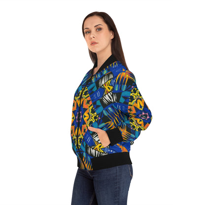 Women's Bomber Jacket - Flourishing Faith Design