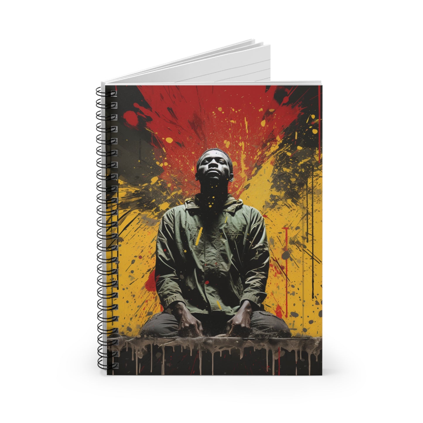 Spiral Notebook - Ruled Line - Prayer For Africa