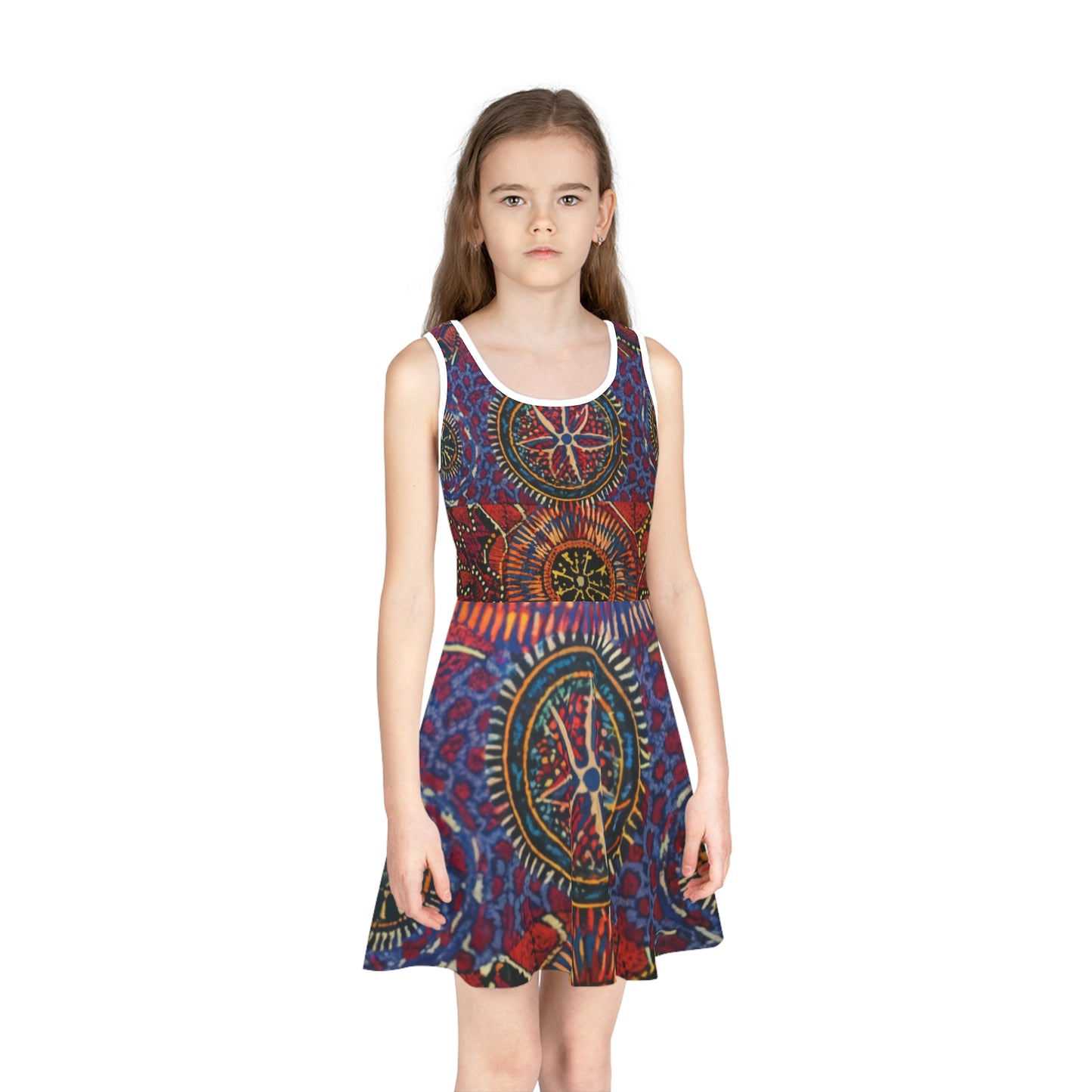 Girls' Sleeveless Sundress - Kumba Design