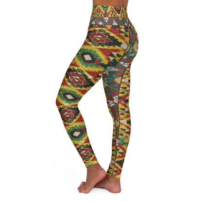 High Waisted Leggings - Vibrant Covenant Design