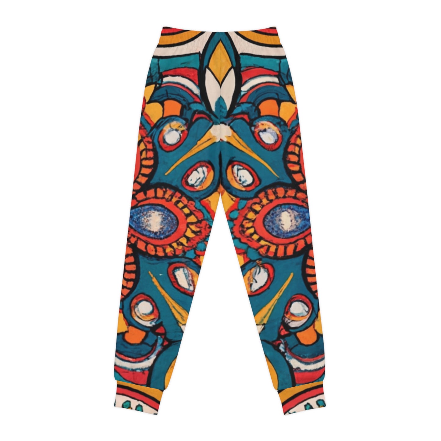 Unisex Youth Joggers - Harmony Quilt Design