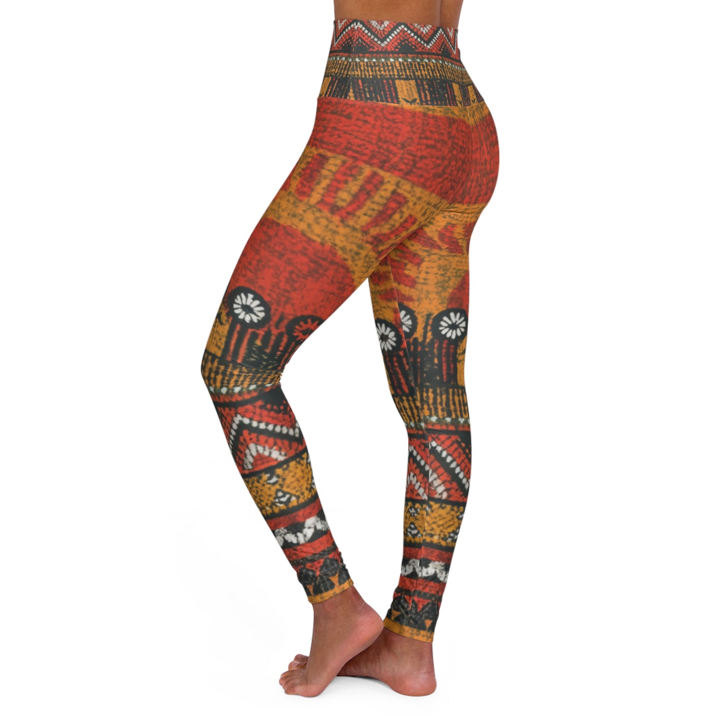 High Waisted Leggings - Fractured Hope Design