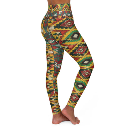 High Waisted Leggings - Vibrant Covenant Design