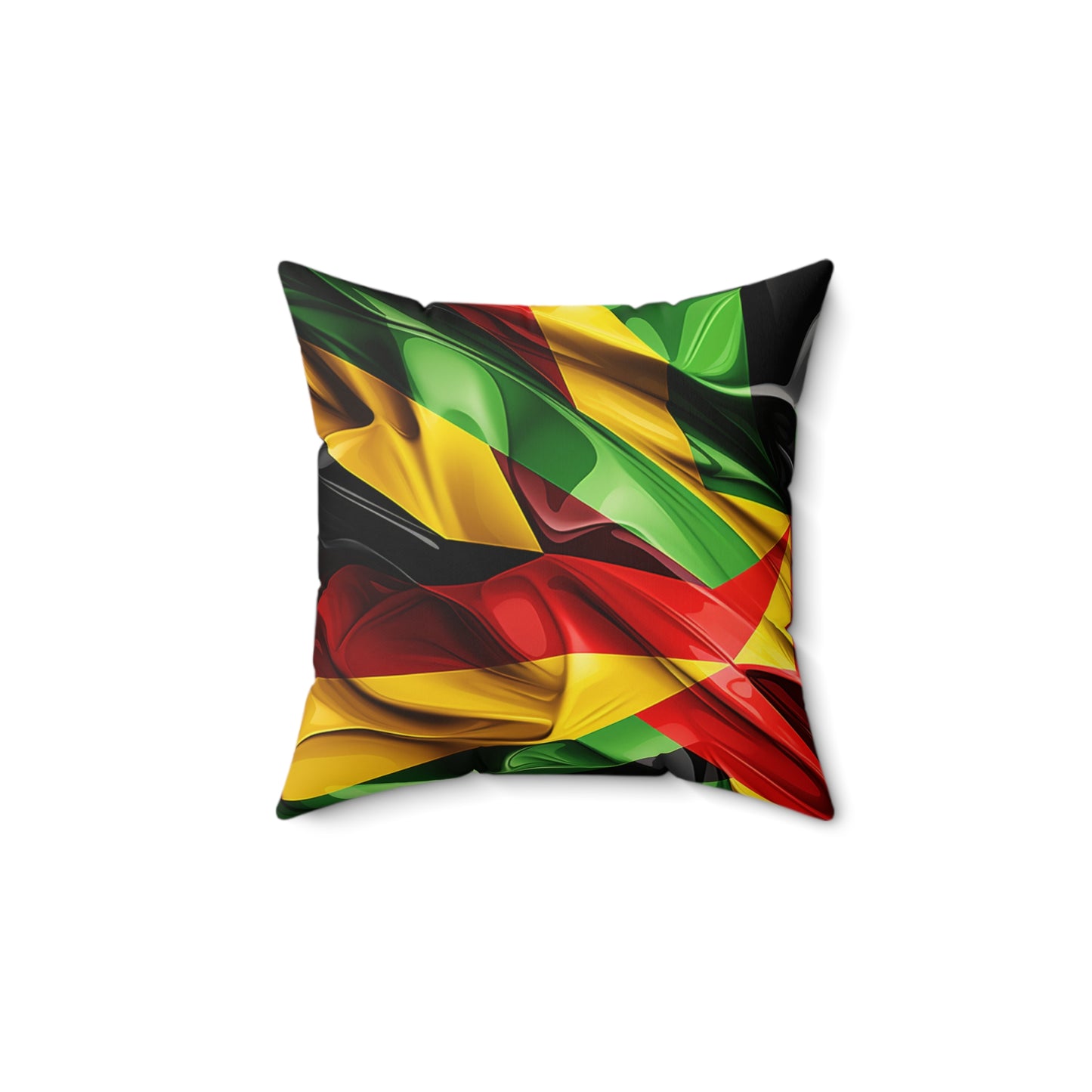 Spun Polyester Square Pillow - Colours Of Zion