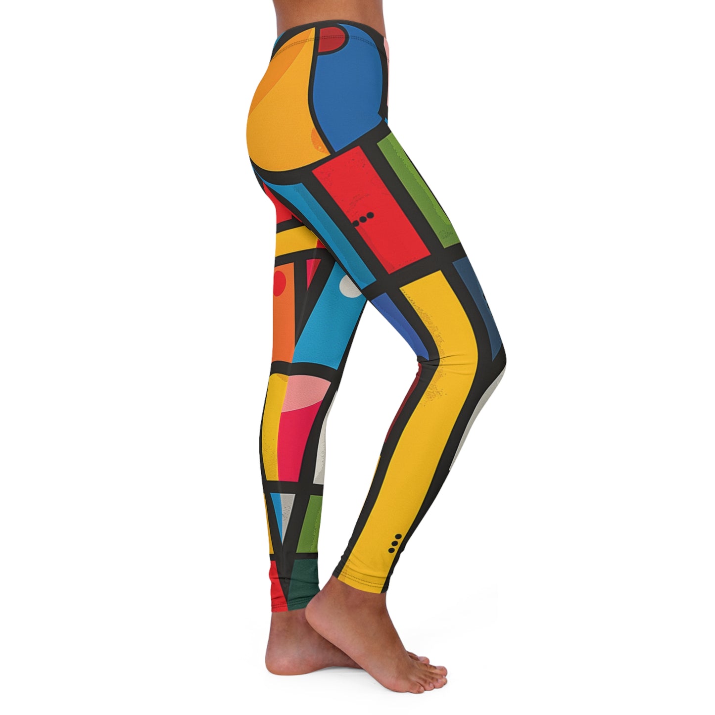 Women's Spandex Leggings - Renewed Hearts Design