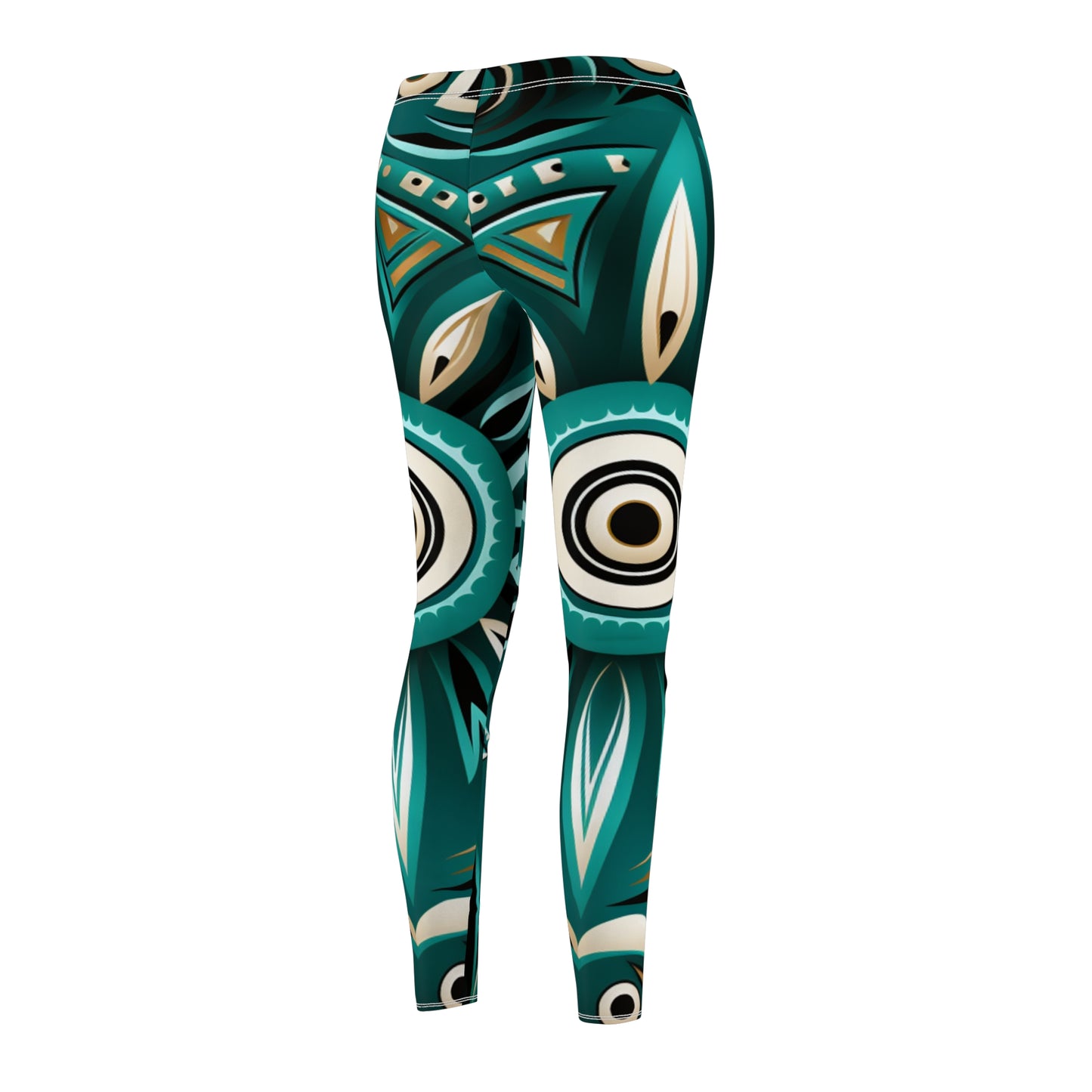 Women's Cut & Sew Casual Leggings - Flourishing Spirit Design