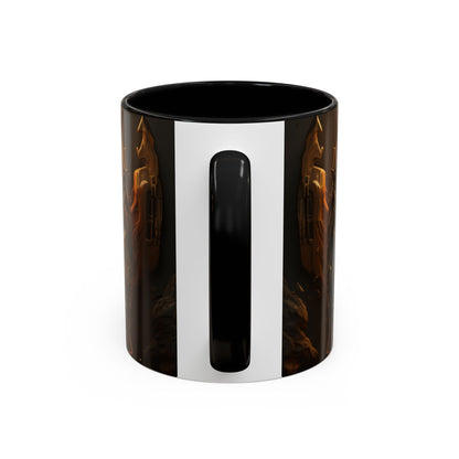 Accent Coffee Mug, 11oz - Lion of Majesty Design