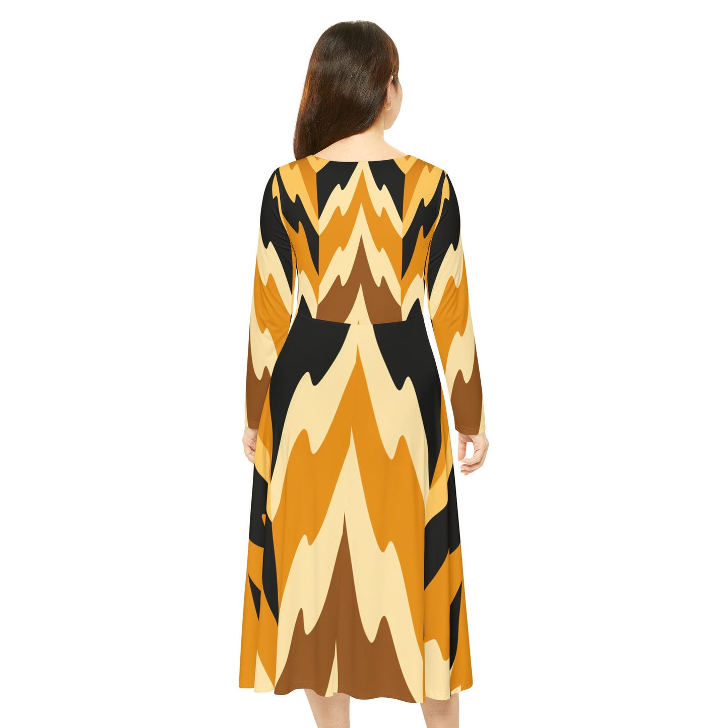 Women's Long Sleeve Dance Dress -  Desert Dame Design