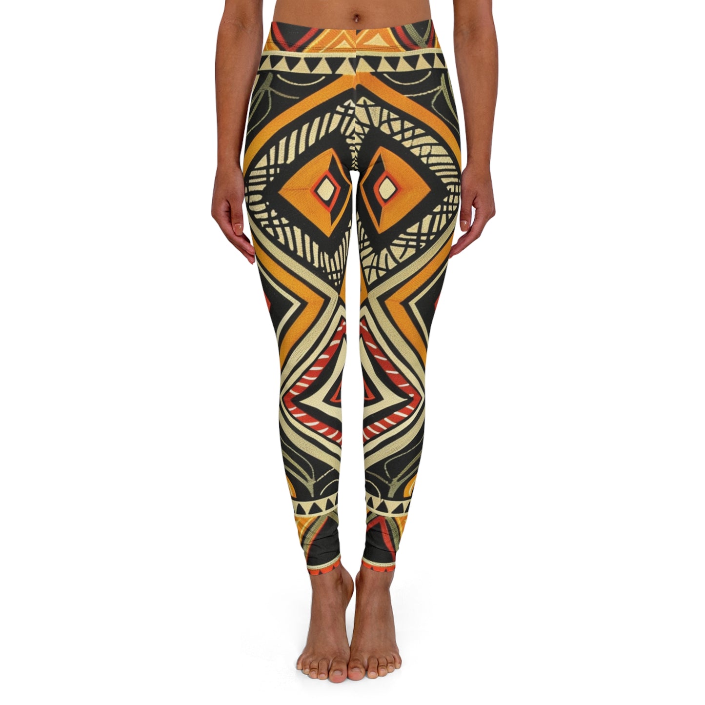 Women's Spandex Leggings - Matobo Design