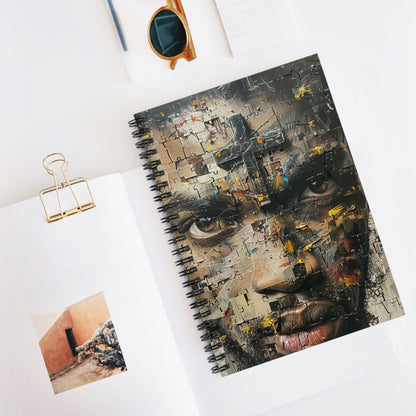 Spiral Notebook - Ruled Line - Focused Design