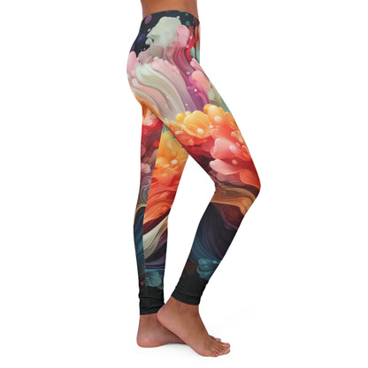 Women's Spandex Leggings - Hope Clouds Design