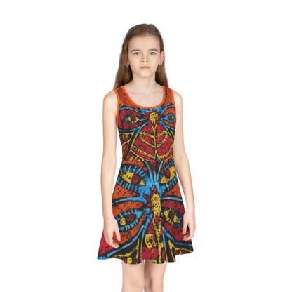 Girls' Sleeveless Sundress - Light of Nations Design