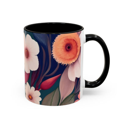 Accent Coffee Mug, 11oz - Hope flowers