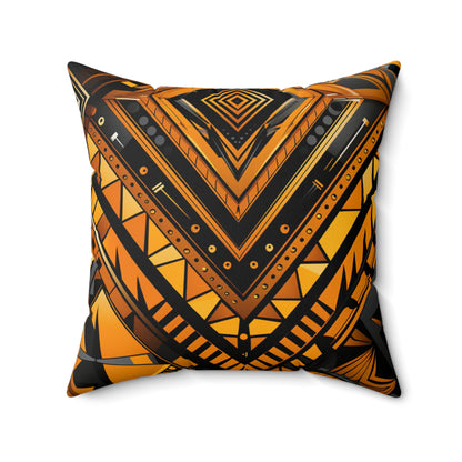 Spun Polyester Square Pillow - Luz, Design - Angola