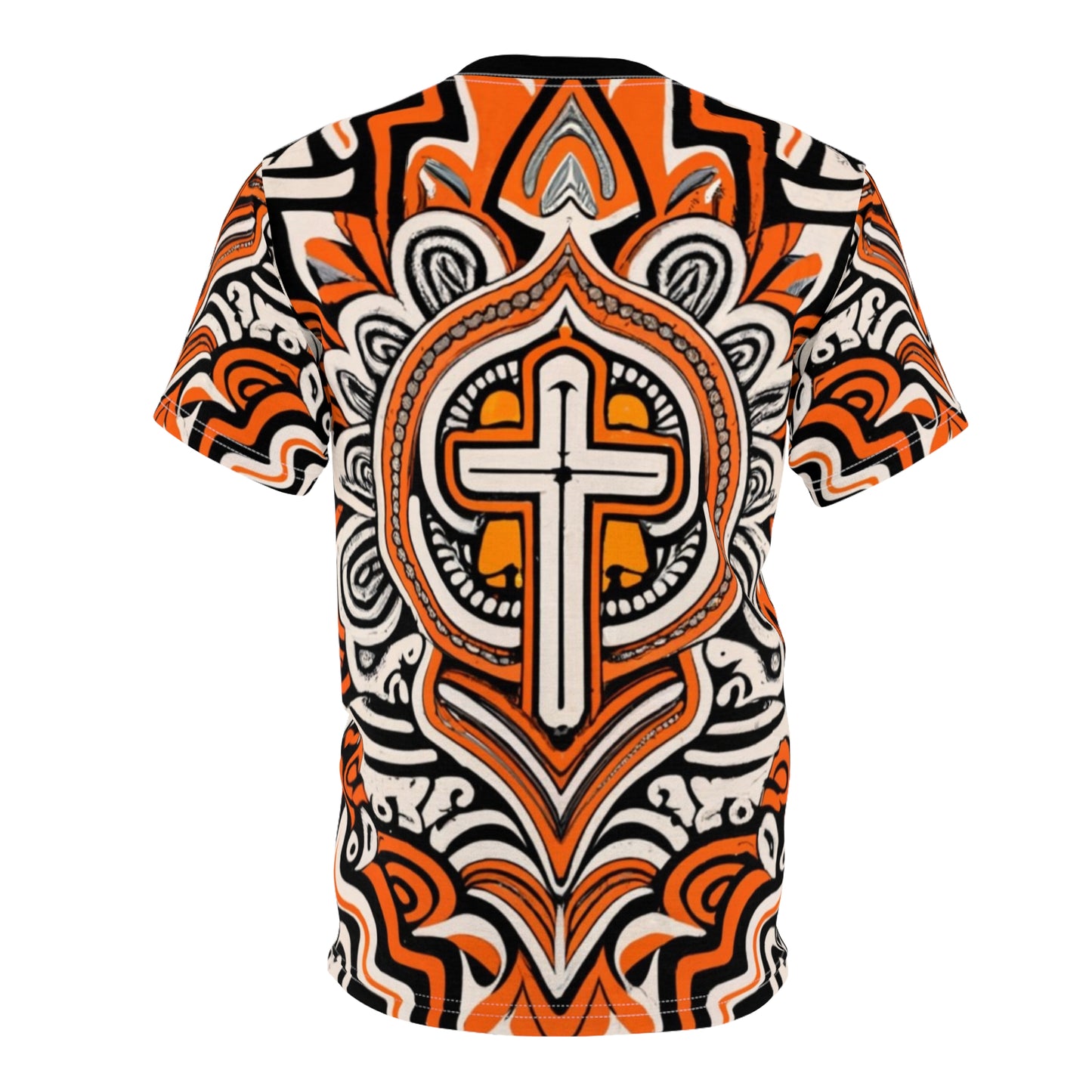 Unisex Cut & Sew Tee (AOP) - Afadja's Glory Design