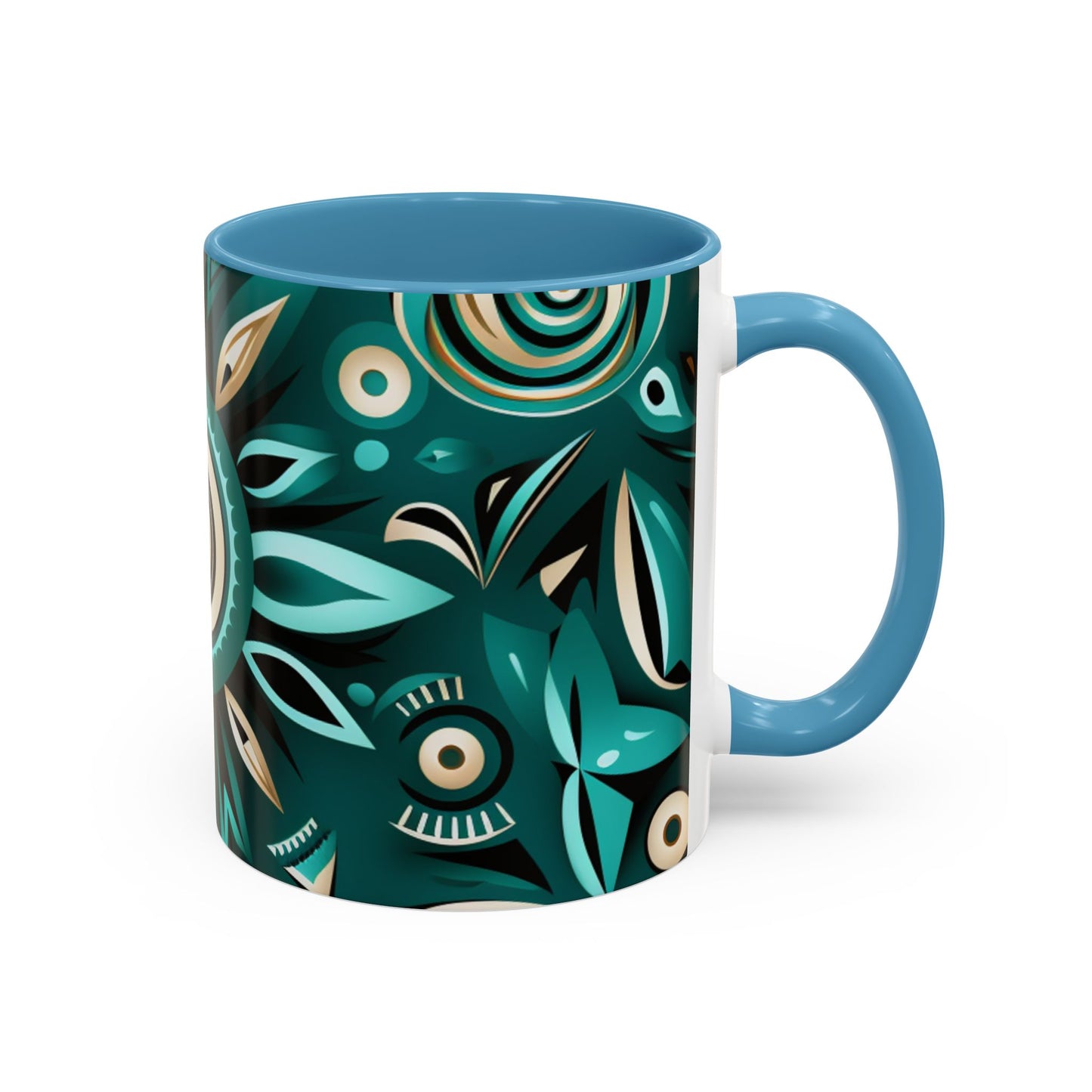 Accent Coffee Mug, 11oz - Flourishing Spirit Design