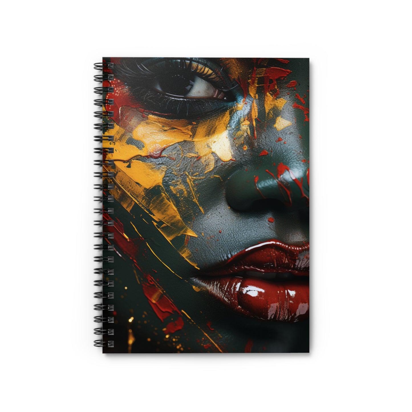 Spiral Notebook - Ruled Line - Radiant Redemption Design 2