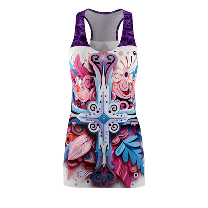 Women's Cut & Sew Racerback Dress (AOP) - Hope Cross