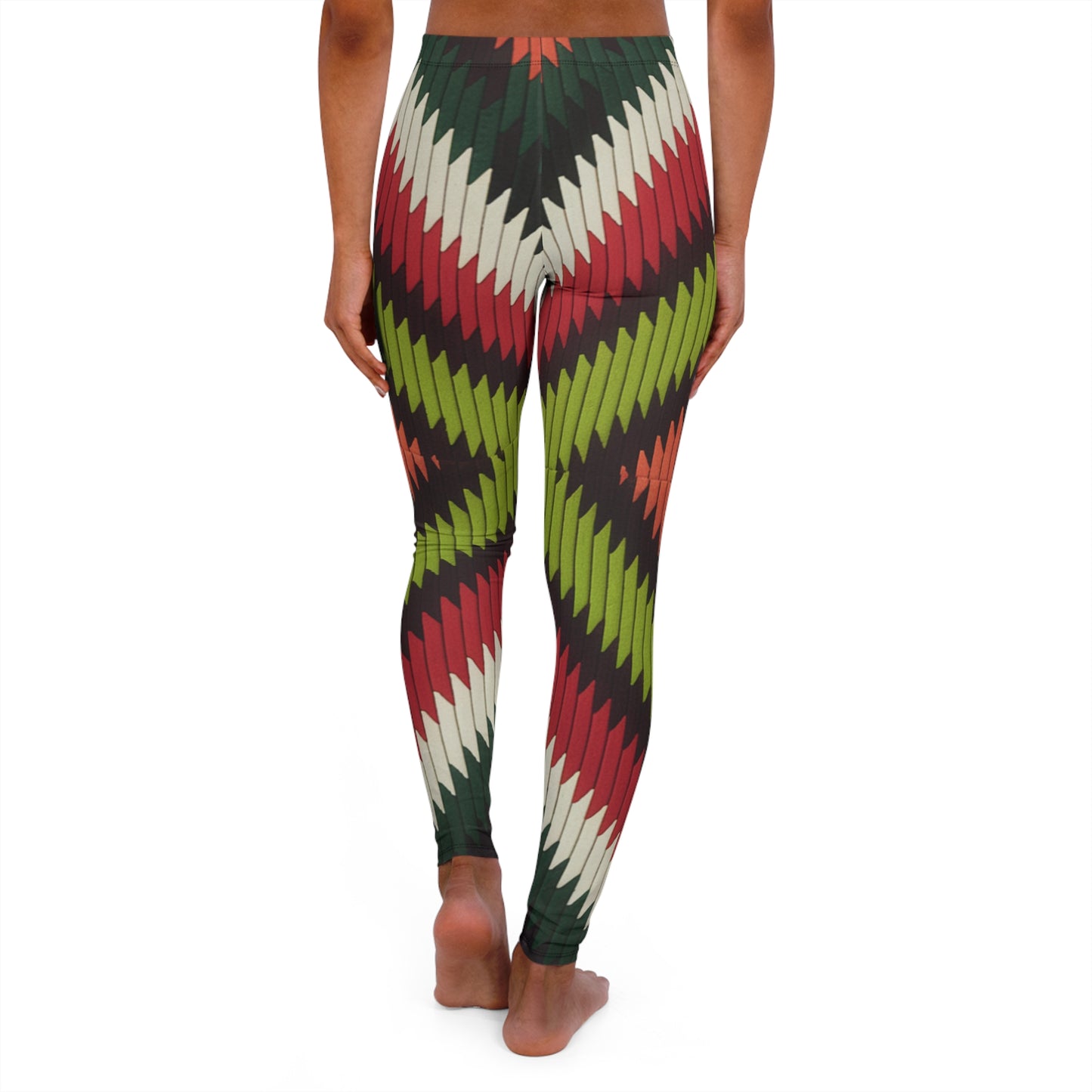 Women's Spandex Leggings - Covenant Flame Design