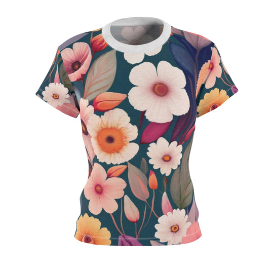 Women's Cut & Sew Tee - Hope flowers