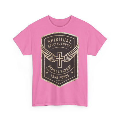 Unisex Heavy Cotton T-shirt - Spiritual Wars Praise & Worship