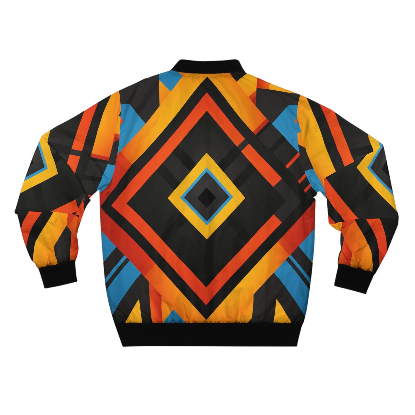 Men's Bomber Jacket - Harmony Starburst Design